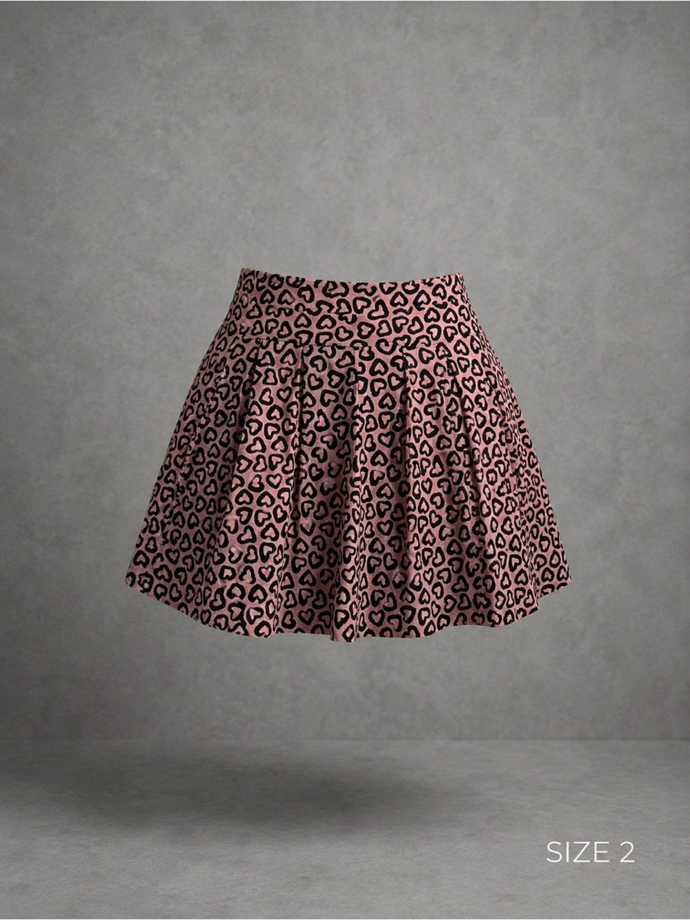 Marc by Marc Jacobs Wool Blend heart skirt Sz 2